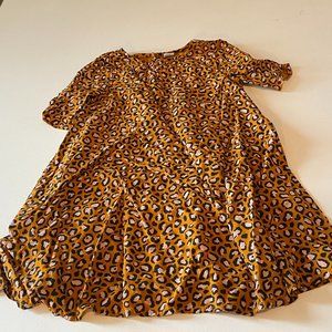 Old Navy Cheetah Animal Print Boho Dress